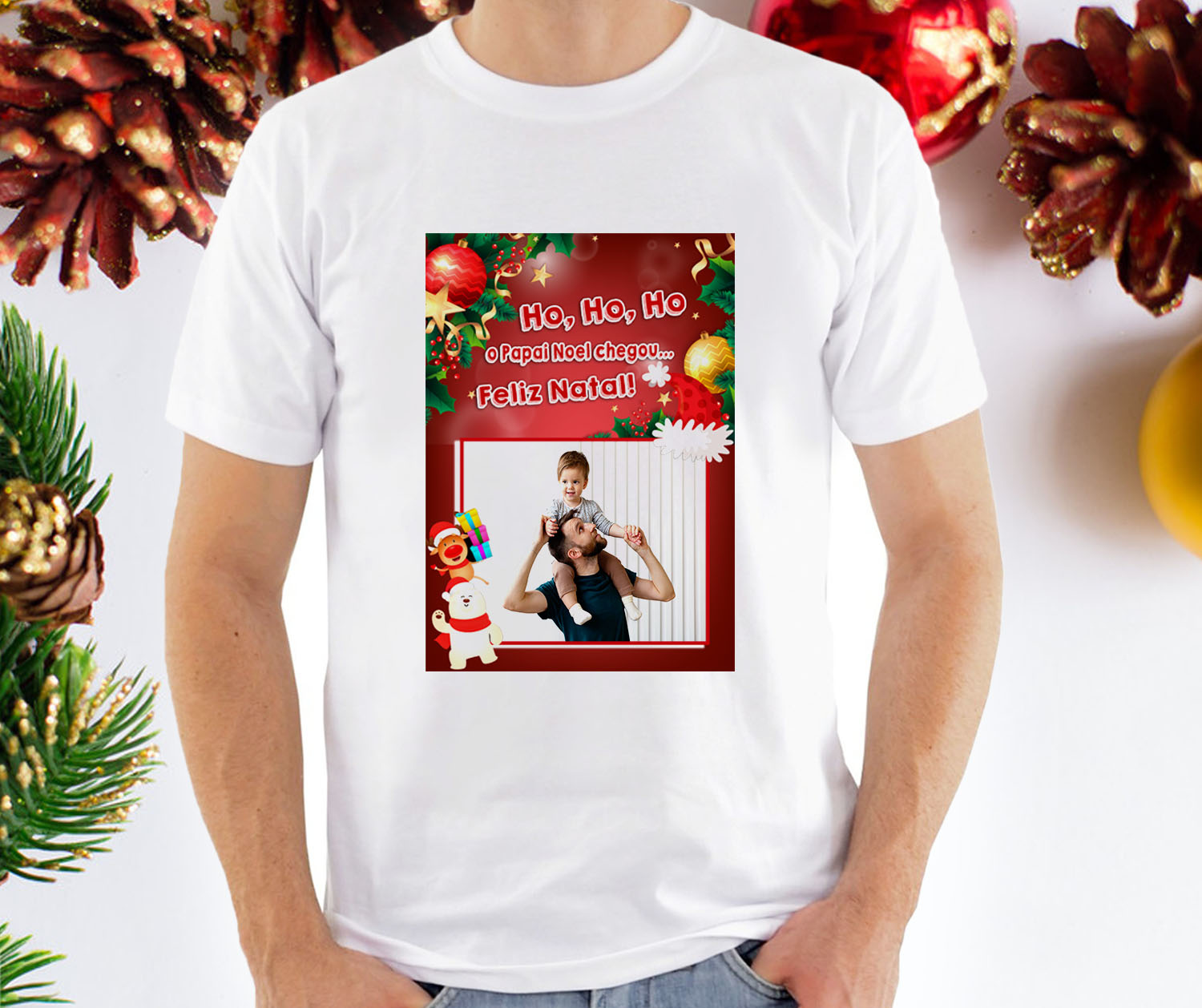 Camisa do new arrivals natal